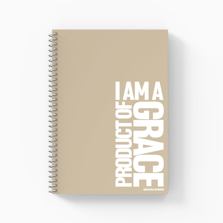 I Am A Product of Grace A4 Notebook
