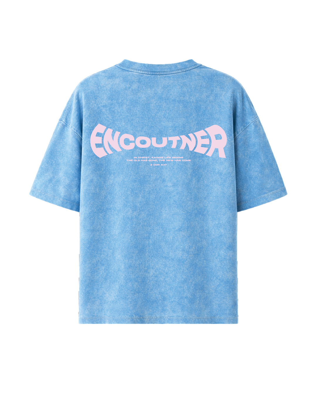 Kainos Stone Wash Oversized Puff Print Tee