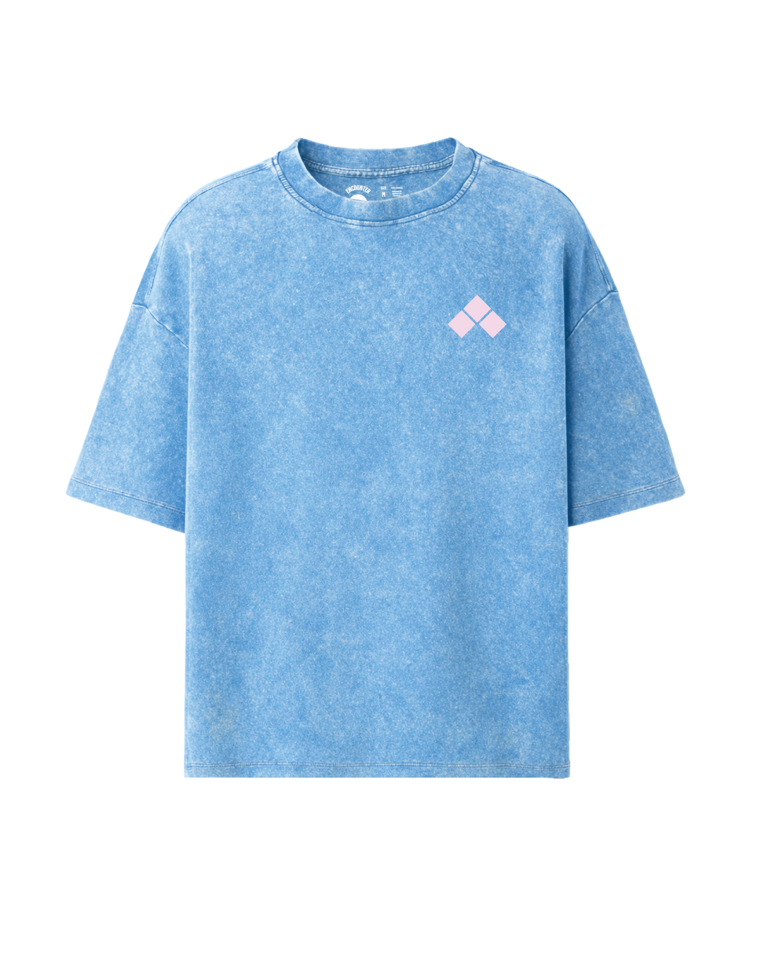 Kainos Stone Wash Oversized Puff Print Tee
