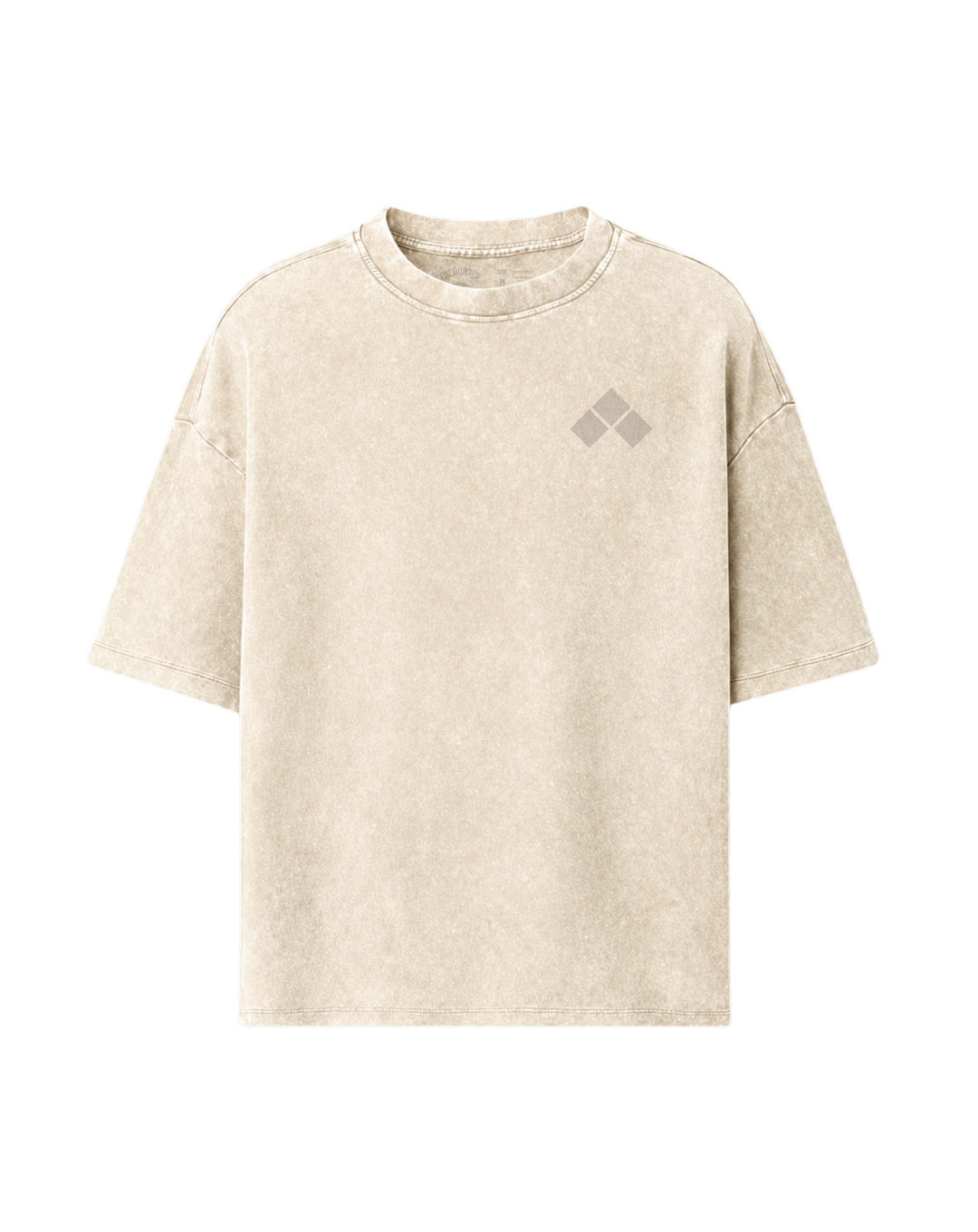 Kainos Stone Wash Oversized Puff Print Tee