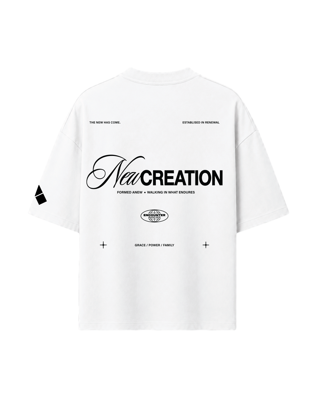 New Creation Oversized Statement Tee