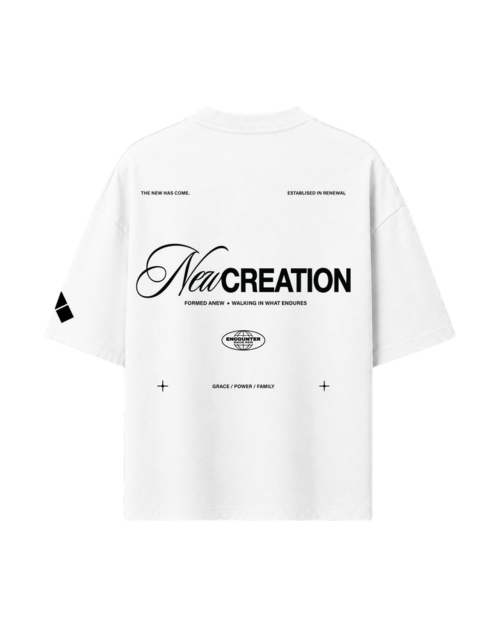 New Creation Oversized Statement Tee