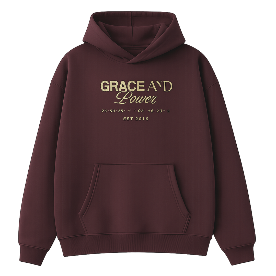 Grace &amp; Power Coordinates Premium Hoodie (Limited Edition)